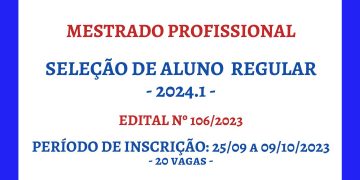 Seleção de Aluno Regular – 2024.1
